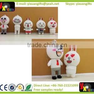 Custom PVC Shopping Bag Hand Bag USB Flash Drive, Promotional Gift USB Drive, Oem USB Disk thumbnail-1
