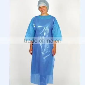 High Quality Protective pe Food Service Waterproof Disoposable Plastic Aprons thumbnail-1