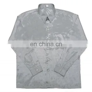 Lofbaz Men Casual Camp Work Everyday Button Down Plain Long / Short Sleeve Shirts thumbnail-6