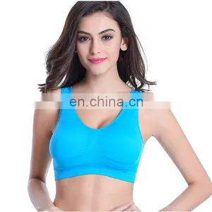 Wholesale Hot Sexy Custom Adjustable Plus Size Ladies Sports Bra thumbnail-1