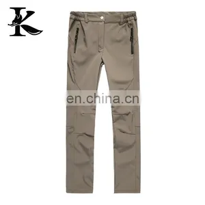 Women Winter Outdoor Polyester Bonded Micro Fleece Softshell Trousers thumbnail-2