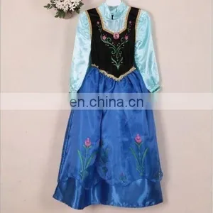Frozen Elsa Anna Dress Cosplay Costume Wholesale thumbnail-5