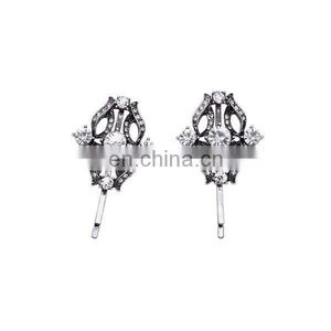 Hot Selling Jewelry Hair Clip With Clear Crystal thumbnail-2