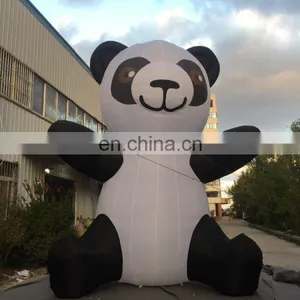 Customized Giant Cartoon Animals Panda Inflatable for Sale thumbnail-4