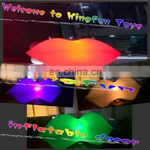 2014 Wedding/valentine'day Lighting Inflatable LED Lip Decor thumbnail-1