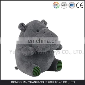 New Design Hot Sale Custom Animal Plush Hippopotamus Toy for Kids thumbnail-2