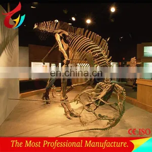 Life Size Museum Quality Fiberglass Dinosaur Head Fossil thumbnail-1