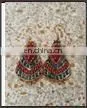 E74 Handmade Embroidery Earrings thumbnail-1