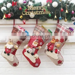 Christmas Festival Custom Unique Knit Personalized Holiday Christmas Stocking thumbnail-2