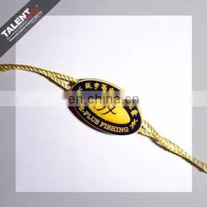 Custom Garment Brand Name Logo Plastic Seal Tag String thumbnail-1