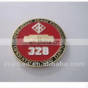 For New Dawn Action Survenir Soft Enamel Coins With Gold Plated thumbnail-1