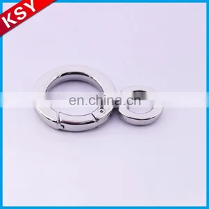 New Product Factory Direct Sales Metal Smooth Oval Ring Snap Hook For Bag thumbnail-1