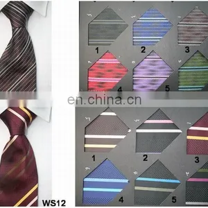 Polyester Jacquard Woven Fabric Stripe Neckties thumbnail-2