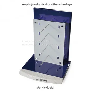Custom 2020 Advertising Acrylic Portable Sunglasses Jewelry Rack Display Stand in Eyewear Shop Decoration Wholesales thumbnail-1