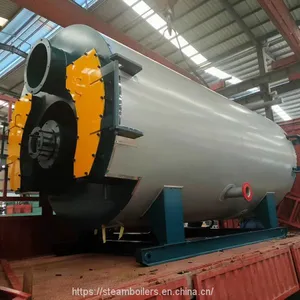 300,000-4,200,000 KCal/H Natural Gas Diesel Oil Fired Hot Water Boiler for Hotel Greenhouse School thumbnail-4