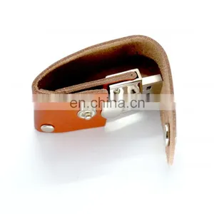 Best Gifts 32gb Usb Drive Leather Pendrive, Grade A Chips Usb Leather Stick, Economy Usb Leather Case thumbnail-4