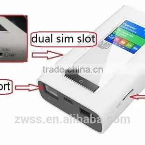 Unlocked Network LTE FDD Dual Sim 4g Wifi Router With Power Bank thumbnail-1
