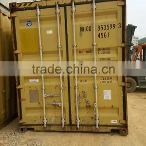 PROMOTIONAL PERIOD! BIG DISCOUNTS! Qingdao 40 Foot High Cube Used Dry Steel Cargo Container With Solid Steel Structure thumbnail-1