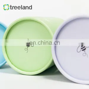 Colored Logo Honey Spoons Paper Tube Cardboard Tube Cylinder Boxes thumbnail-4