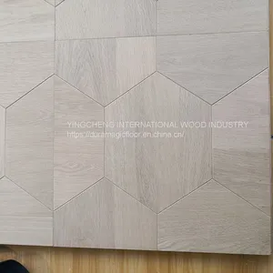 DMF0014 OAK Hexagon Pattern Parquet Panels thumbnail-1