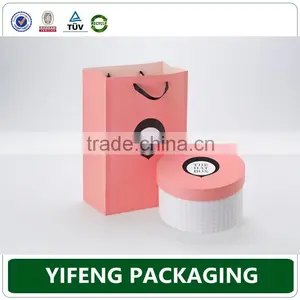 Small Round Rigid Cardboard Paper Storage Sock Gift Box thumbnail-6