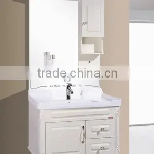 China Economical Wall Hung Cabinet With Mirror and Light Frpm Henan thumbnail-3