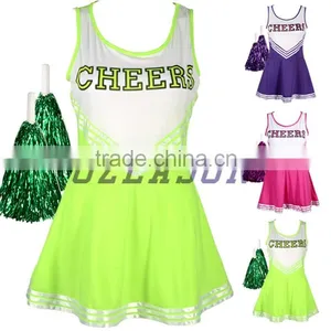 Sexy High School Girls Cheap Cheerleading Uniform Sublimation Cheerleading Uniform Kids thumbnail-6