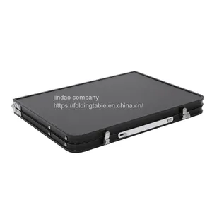 Laptop Table Portable Mini Picnic Table Lightweight Superjare Bed Desk Breakfast Serving Bed Tray thumbnail-4