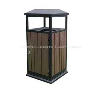 Wood-plastic Composites (WPC) Bins, Litter Bins thumbnail-1