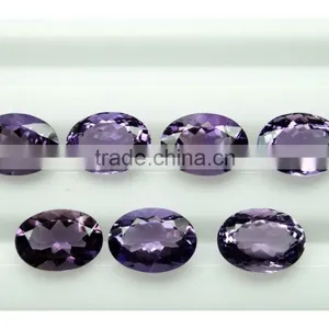 14x10mm Oval AAA Quality Natural Brazilian Amethyst Calibrated Size 10x14mm Faceted Oval Cut thumbnail-2