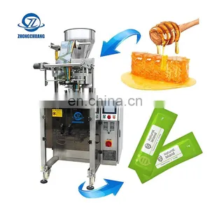 Liquid Paste Forming Filling Vertical 3 Side Bag Sealing Mayonnaise Mustard Sauce Ketchup Sachet Seal Packaging Machine thumbnail-2
