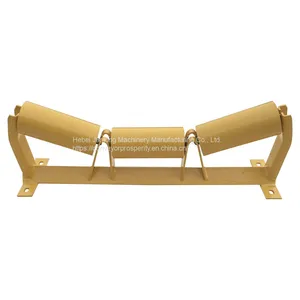 DIN Belt Conveyor Carbon Steel Trough Roller for Sand Stone thumbnail-5