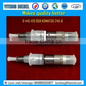 Common Rail Injector 0445120059 Fuel Injection for Diesel Geniuine Parts Fuel Injector 0 445 120 059 thumbnail-1
