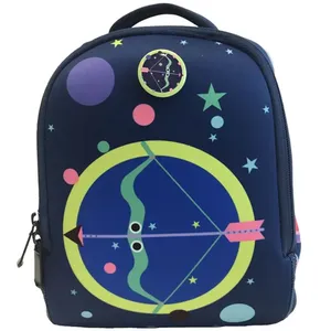 Kids Children Cute Cartoon Animal Custom School Bag Backpack Neoprene Backpack thumbnail-2