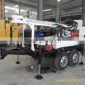 HF150T Trailer Mounted DTH Hammer Water Well Drilling Rig Quality Choice thumbnail-1