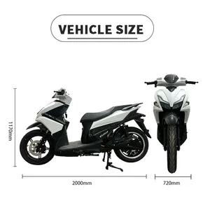 2000W Electric Scooter 70kmph V12 thumbnail-2