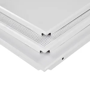 Perforated Metal Ceiling Tiles Acoustic False Artistic Aluminum Ceiling Tiles thumbnail-3