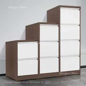 Commercial Grade 4-Drawer Vertical File Cabinet for Law Firms | Legal & Letter Size Compatible | Anti-Tip Safety Lock-Brand of Hengna thumbnail-2