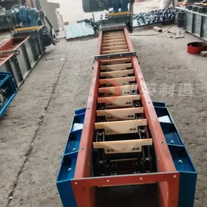 Food Waste Scraper Conveyor, Fully Enclosed Horizontal Material Conveying Machine, Chemical Raw Material Stainless Steel Scraper Conveyor thumbnail-3