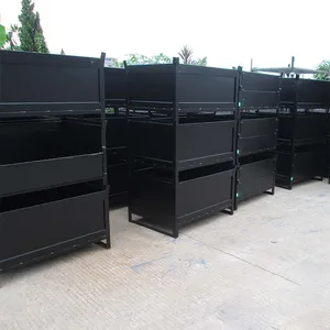 Plastic Turnover Box Stackable Storage Container for Warehouse and Logistics thumbnail-5