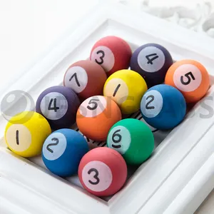 Factory Wholesale Various Design High Bouncy Ball Billiards Bouncy Toy Rubber Balls thumbnail-1