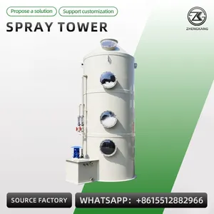 Industrial Spray Tower Waste Gas Purification Tower Gas Scrubber for Factory thumbnail-5