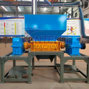Dual-Shaft Shredders Plastic Garbage Shredder Waste Crushing Machine EPC thumbnail-2