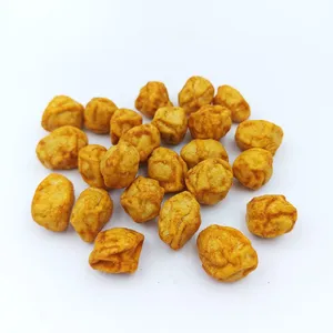 Wholesale Baked Spicy Crispy Peanut Puffs Savory Seasoned Peanut Crackers Snack OEM Private Label Bulk Nut & Kernel Snack Supply thumbnail-1