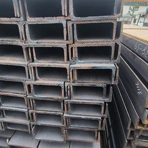 Q235/Q345/Ss400 Hot Rolled Steel Channel U/C Section Shaped Steel Channels Ss400 Profile Galvanized 6m-12m U Beam thumbnail-1