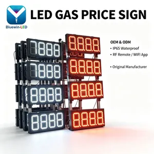 Manufacturer Customization Outdoor Gas Led Screen Price Outdoor Led Numbers Display Boards for Sale for Sale thumbnail-2
