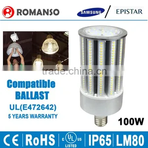 UL E472642 E26 E39 LED Corn Light IP65 Waterproof 100w 120w 13000lm thumbnail-2