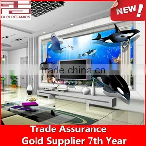 3d Glass Composited Porcelain Inkjet Cheap Floor Ceramic Texture Wall Tiles Sale thumbnail-6
