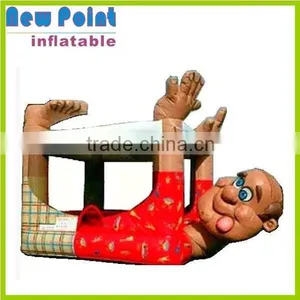 PVC Cute Person Kids Inflatable Bouncy Castles for Rent thumbnail-1