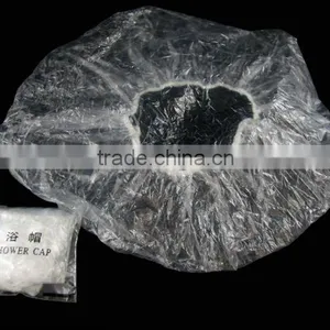 Comfortable Waterproof Disposable Hotel Shower Cap /2 Sided Hotel Shower Enclosure thumbnail-1
